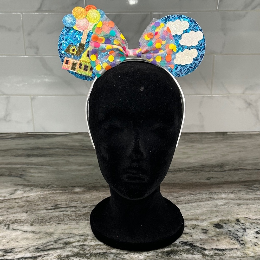 Disney Inspired Mouse Sequin Ears Headband NEW BALLOON HOUSE UP Carl & Russell